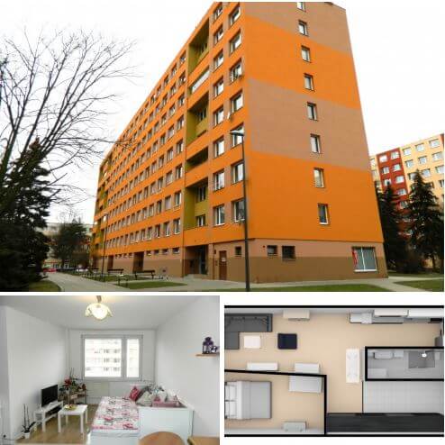 Byt 2+kk, 40 m² v Kladně, ulice Italská — Belšan Reality