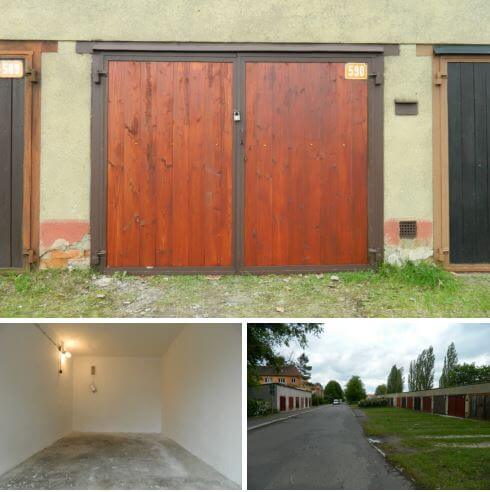 Garáž, 17 m² v Slaném, ulice Rabasova — Belšan Reality